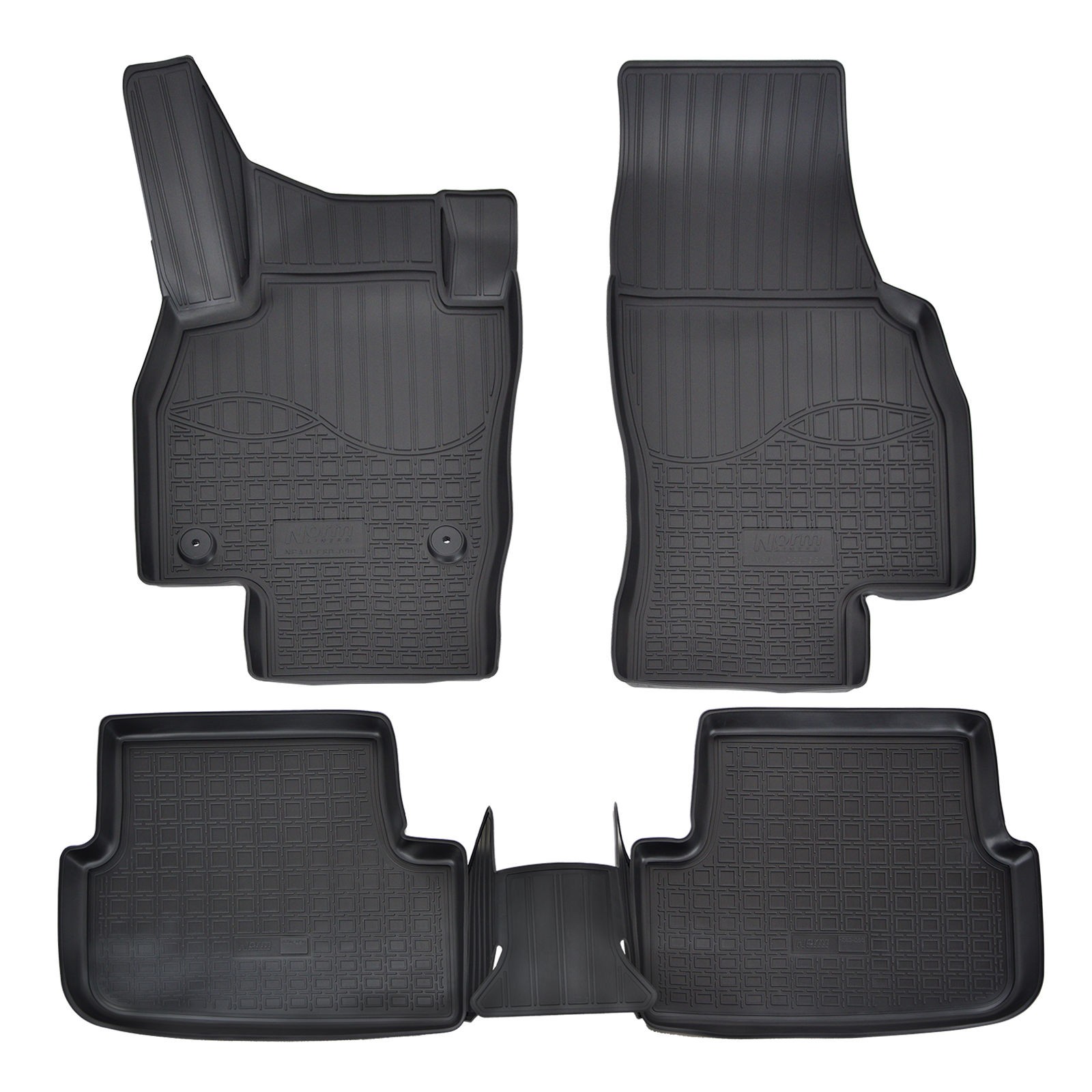 Tapis de sol caoutchouc 3D Seat Arona depuis 2017 sur mesure étanche 5 places
