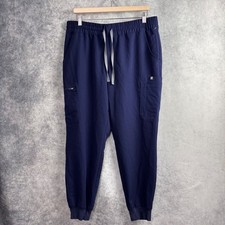 FIGS Technical Collection Dark Blue Scrub Zamora Bottoms Cargo Pocket Size XXL