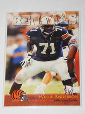 1996 CLASSIC NFL ROOKIES WILLIE ANDERSON ROOKIE CARD #9. rookie card picture
