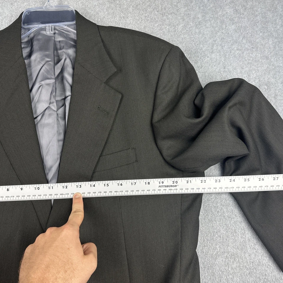 Tom James Blazer Para Hombres 44R Marrón A Medida Buen Botón Lana Chaqueta Deportiva Abrigo Foto 4 de 4