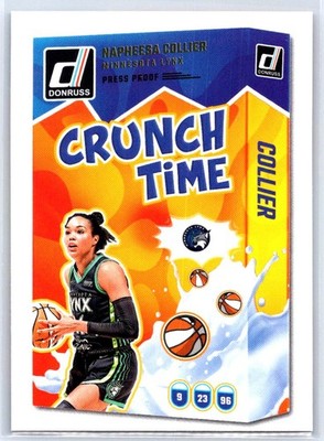 2025 Donruss WNBA #18 Napheesa Collier Crunch Time Press Proof