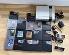 Vintage Nintendo NES Console Bundle - Two Controllers and 18 Games - Untested