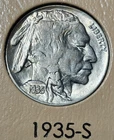 1935 S San Francisco Buffalo Indian Head Nickel Five Cents 5C .05