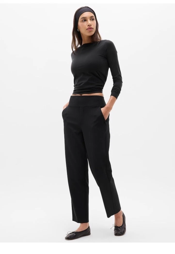Athleta Size 4 Endless High Rise Pant Black #533636