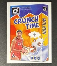 A’Ja Wilson 2025 Donruss WNBA Crunch Time #12 - Las Vegas Aces