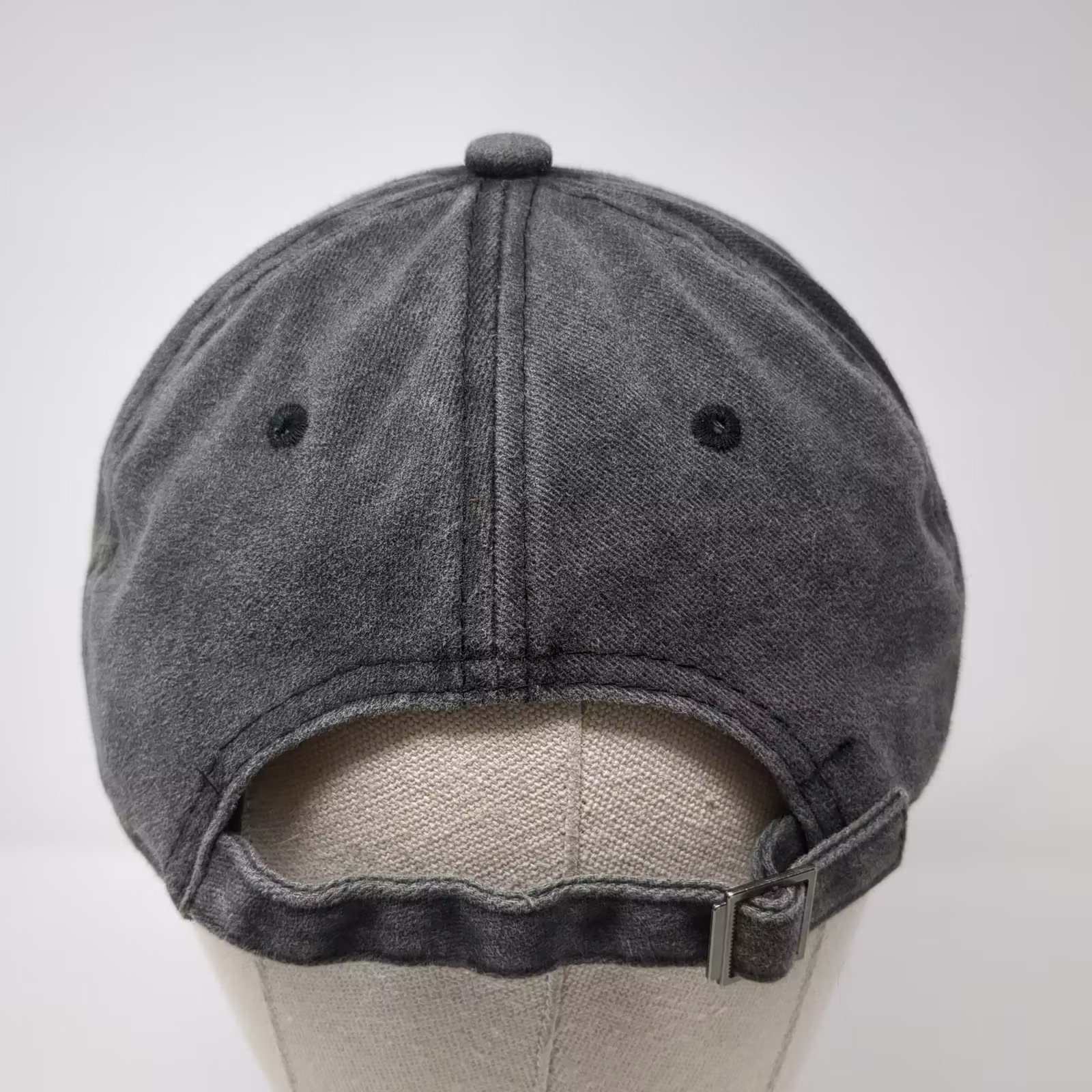 Gray Black Baseball Cap Hat Adjustable Slideback … - image 6