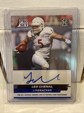 Leo Chenal Rookie Autograph 2022 Pro Set #PSA-LC1