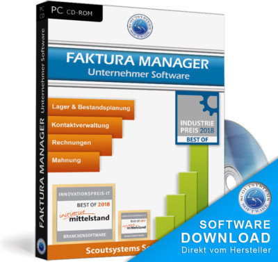 Invoice Manager Invoice Program Software Program incl. eBay and Amazon Import