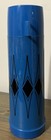 Vintage Blue & Black Diamond Vanguard Thermos Brand Quart Size Plastic Thermos — photo 2