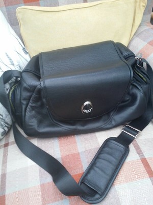 egg pram leather