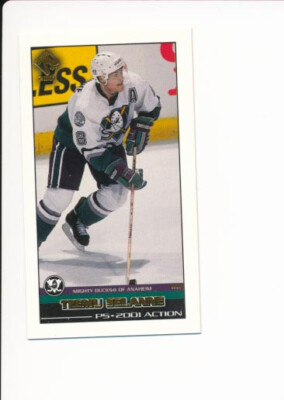 2000-01 Private Stock PS-2001 ACTION #2 TEEMU SELANNE - Anaheim Mighty Ducks