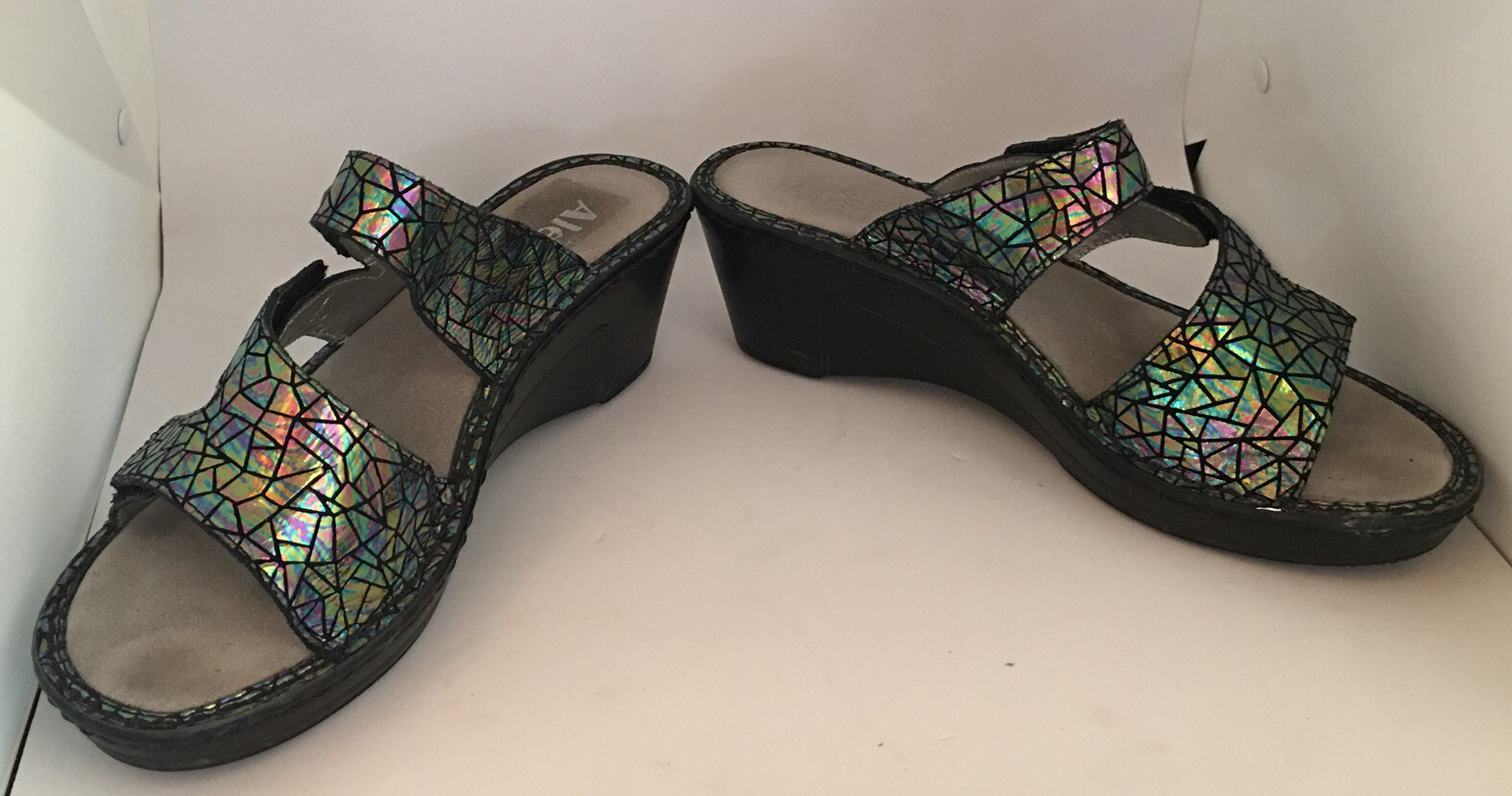 Alegria lotto 372 sandali donna con zeppa Tectonic Loti taglia 38