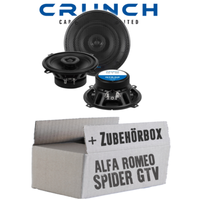 Lautsprecher Boxen Alfa Romeo Spider + Gtv Front TüR 2-Wege Koax Auto Einbauset