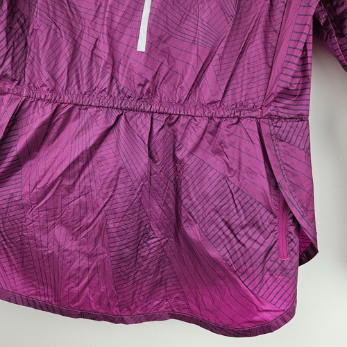 BROOKS Lightweight Running Jacket Womens M Outdoors Hiking Zip Pockets High Neck - Picture 13 of 24