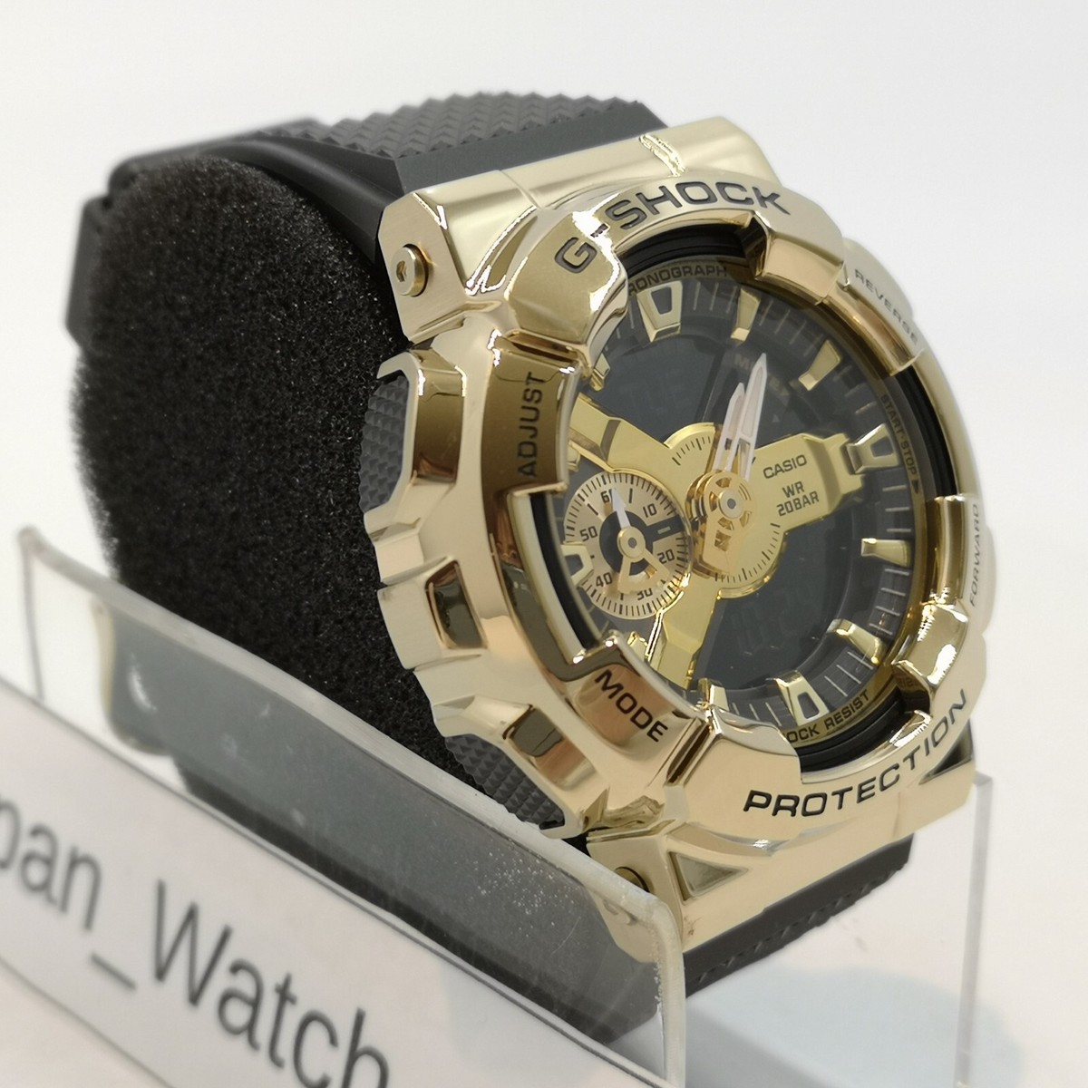 CASIO G-SHOCK GM-110G-1A9JF Black Gold Men's Watch New in Box | eBay