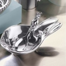 Mariposa Bunny Porringer Spoon Set NEW
