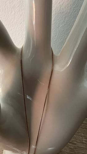 Gold Kette 38 Cm Schlange Fein 9 Karat 375 Neu Mit Etikett Gelbfilter Echtgold - Bild 5 von 5