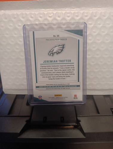 2024 Panini Donruss Elite JEREMIAH TROTTER Teal 1/3 ๐ฅ Eagles - Picture 2 of 2