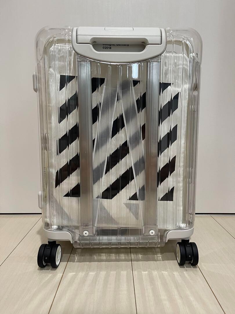 RIMOWA × VIRGIL ABLOH OFF-WHITE Skeleton Limited Suitcase RIMOWA × VIRGIL ABLOH OFF-WHITE Skeleton Limited Suitcase