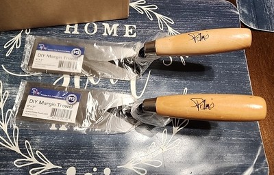 Lot Of 2 PRIMO Margin Trowel 6 x2  Forged MT562E Wood Handle Brand New