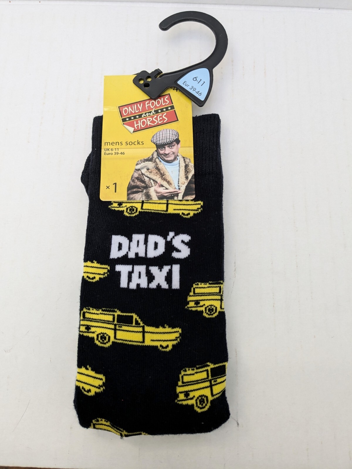 Only Fools And Horses Novelty Dad's Taxi Socks Size 6 - 11 New Christmas Gift