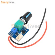 12V Single Fan Speed Controller 25KHZ PWM Speed Controller Rotary Potentiometer