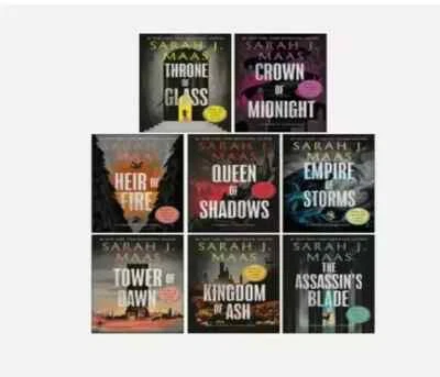 Throne Of Glass 8 book Set by Sarah J Maas Paperback New
