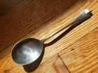 ANTIQUE VINTAGE COLLECTIBLE ROUND SPOON 6" WALLACE STERLING SILVER -