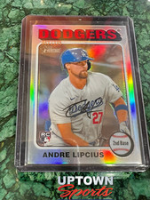 2024 Topps Heritage High Number Baseball -Andre Lipcius Chrome Card #699- 52/225