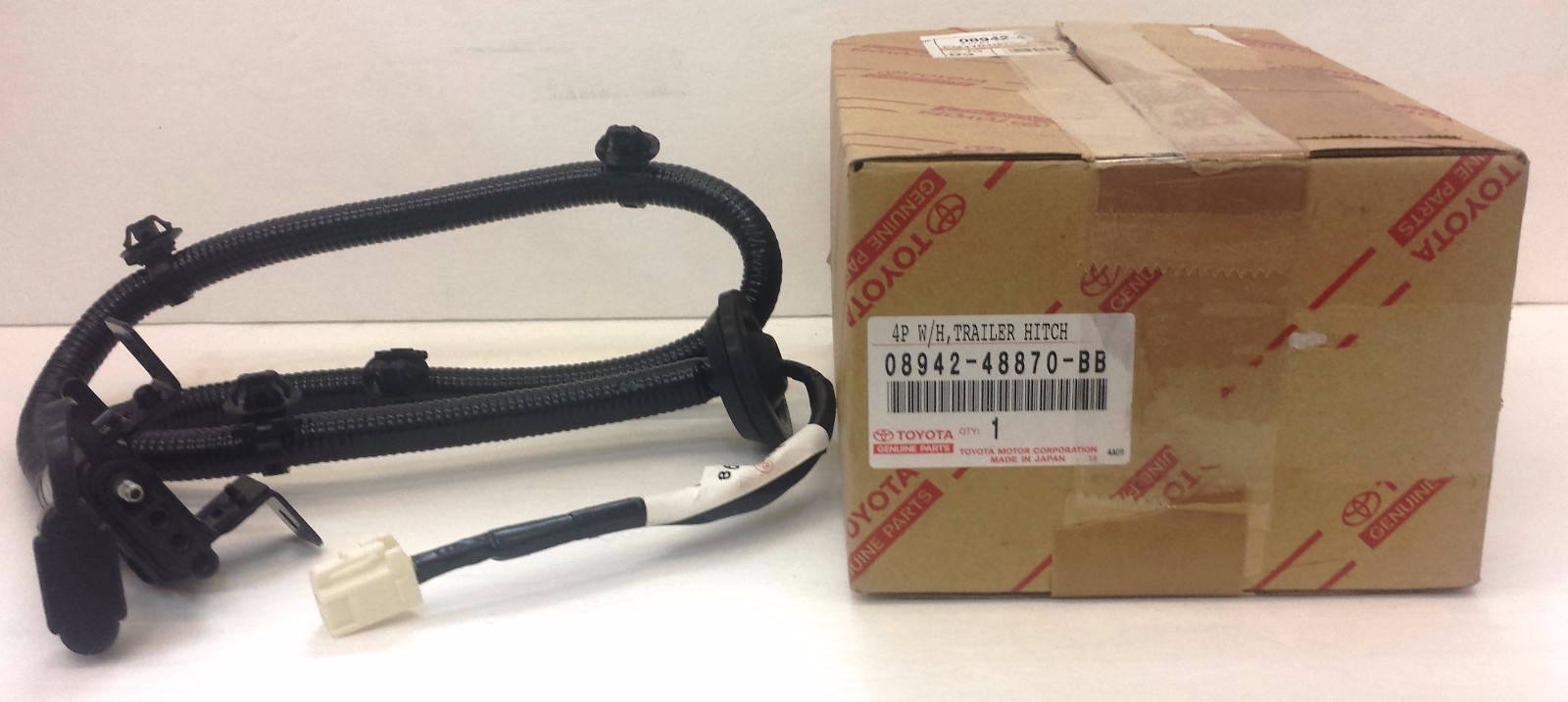 OEM Toyota/Lexus Factory 4-Pin Flat Tow Wire Harness For 2004-2007 Highlander