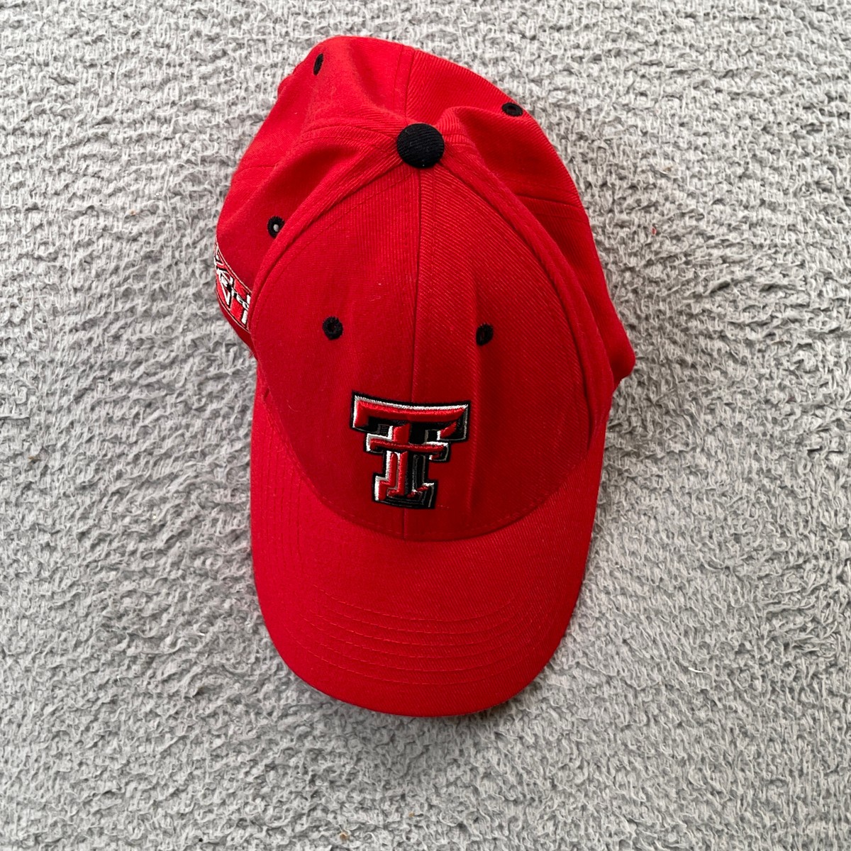 Vintage Texas Tech Red Raiders Hat Cap Logo Adjustable 90s Big 12