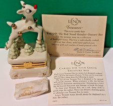 LENOX RUDOLPH the RED NOSED REINDEER TREASURE...