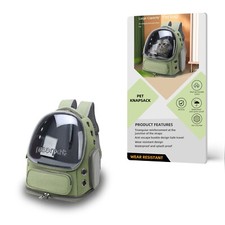 UK Pet Cat Carrier Bag Space Capsule Dog For Small Pet Travel Handbag Backpack