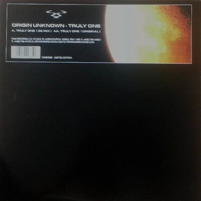 Origin Unknown    Truly One RAM Records    RAMM38R