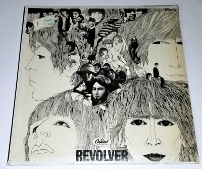 THE BEATLES REVOLVER LP IN SHRINK ST 2576 CAPITOL RECORDS VINYL