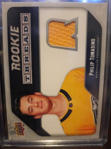2021-22 UD Serie 2 Philip Tomasino Rookie Fäden Rt-PT Trikot Karte RC