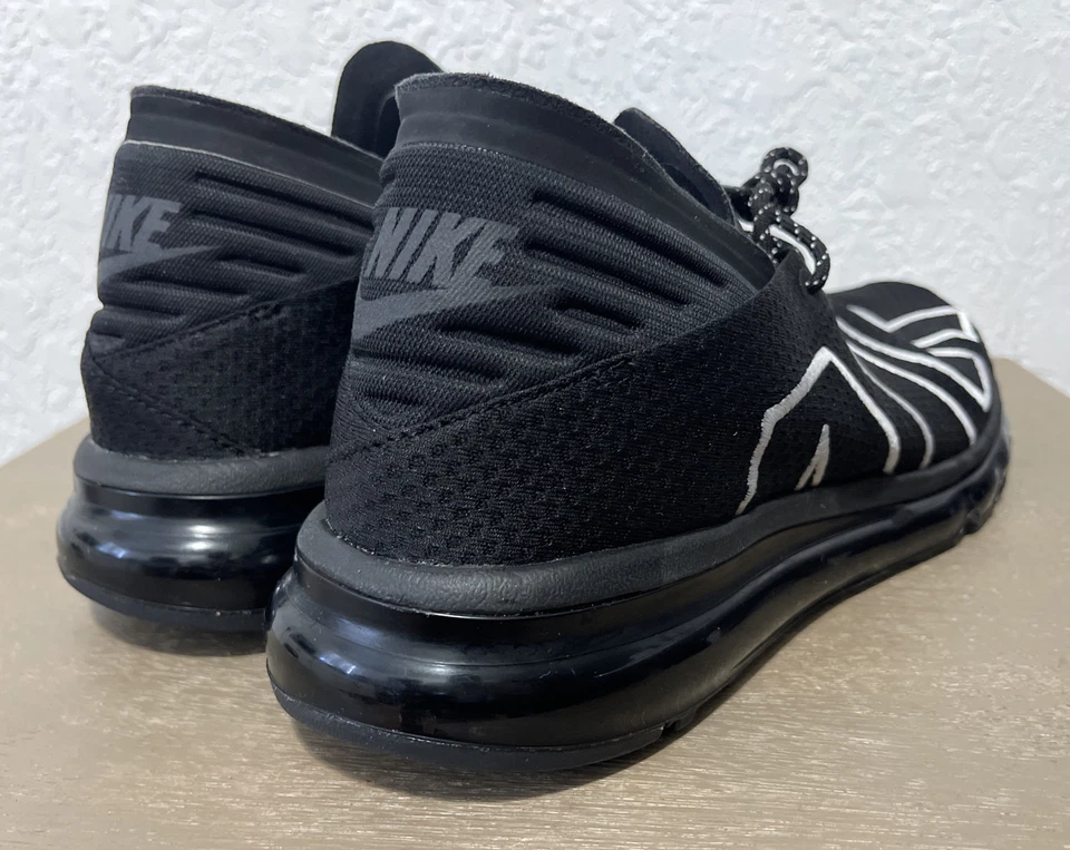 Nike Air Max Flair Black/White Running Shoes 942236 -001 Men's Size 10.5 - Image 4 of 4