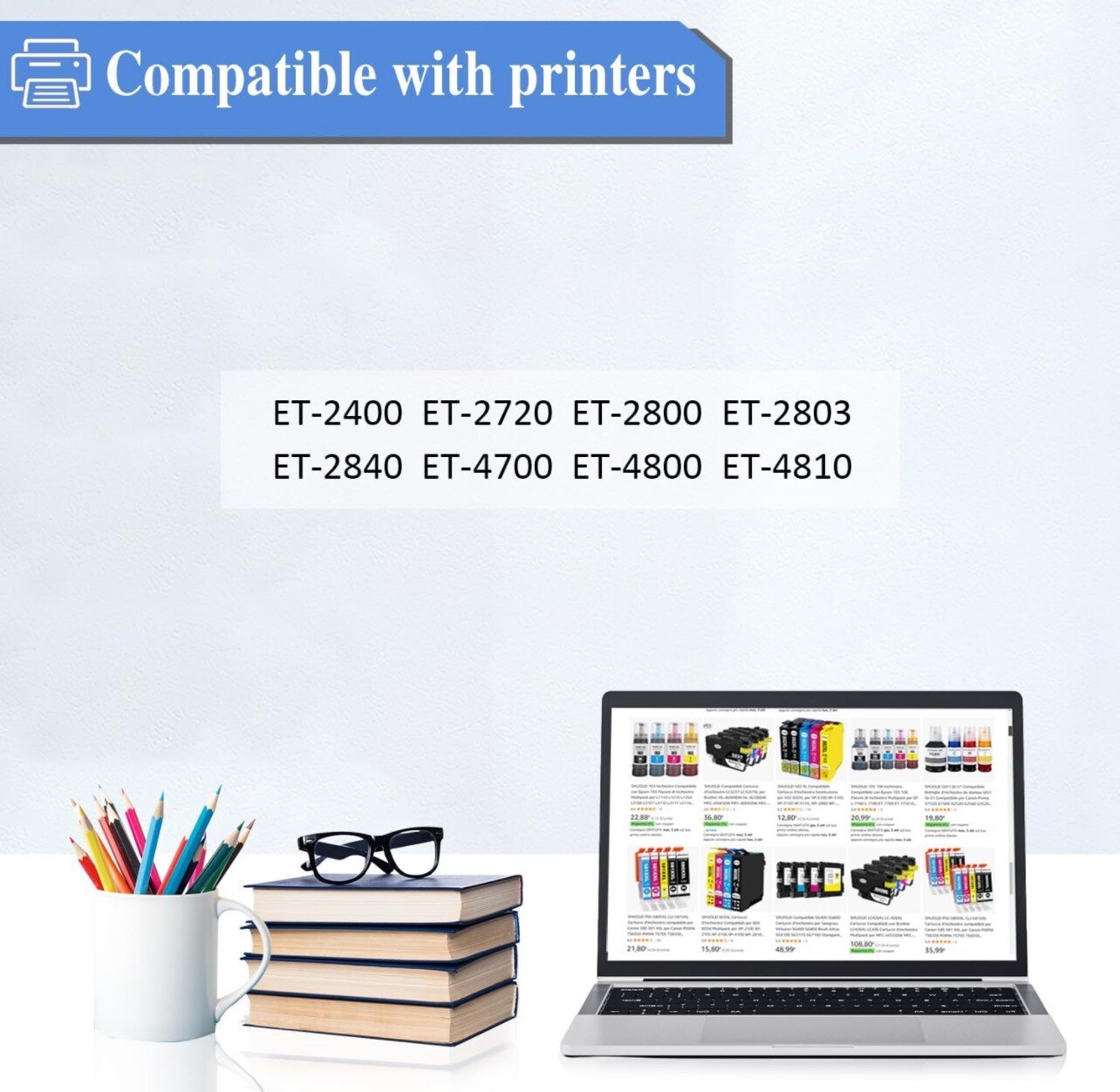 PRINTERWORLD Compatible WITH Epson Ecotank 522 502 Ink Bottle 4 Pack NEW SEALED