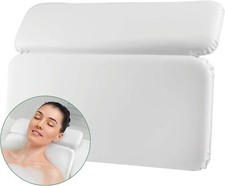 Richards 2 Panel Spa Bath Pillow-Luxurious Dual-Padded Neck, Shoulder and Back