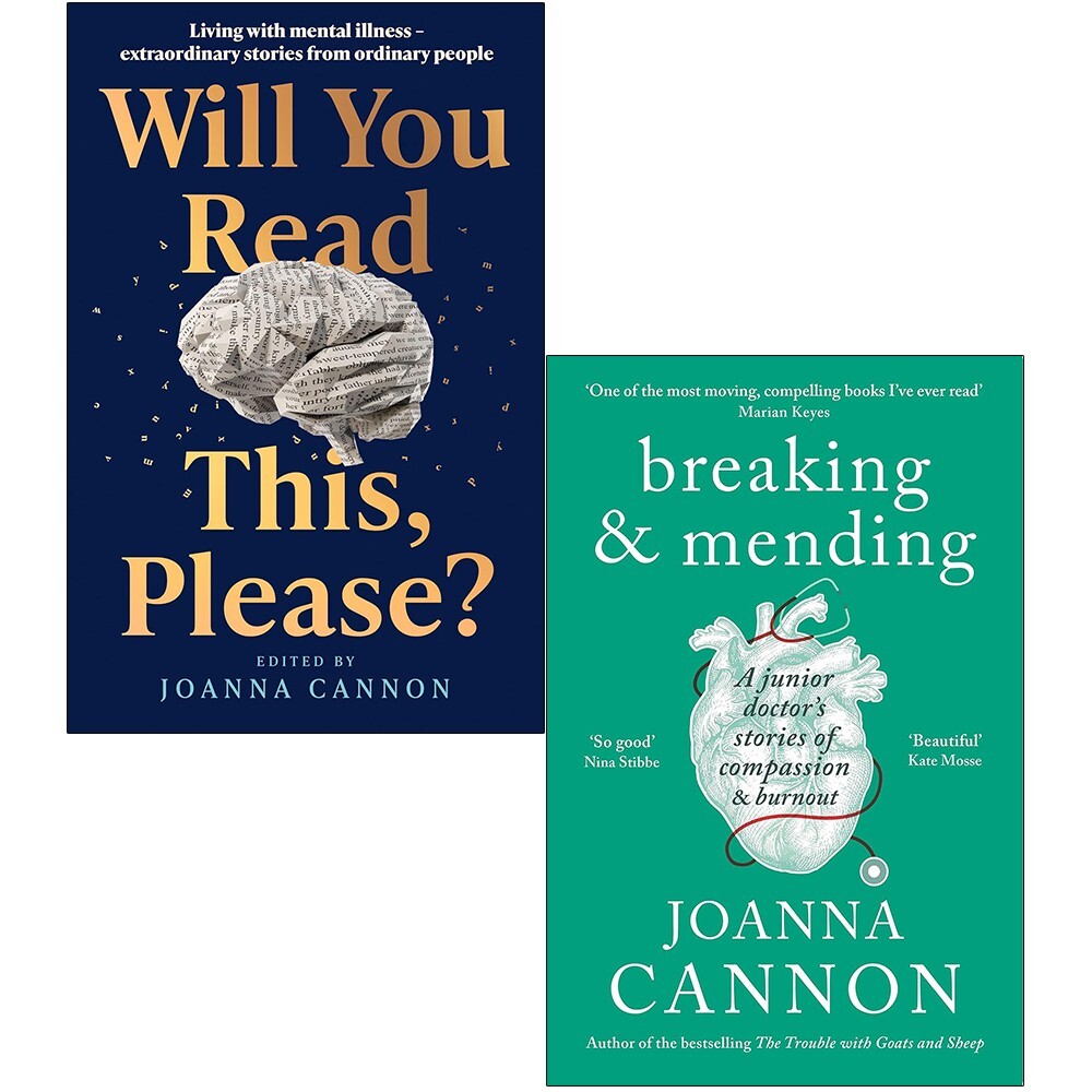 Joanna Cannon Collection 2 Books Set Will You Read This, Breaking & Mending