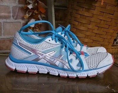 Asics Women s 7.5 Gel Unifire Tr Running Sneakers Shoes S456L White Blue Pink