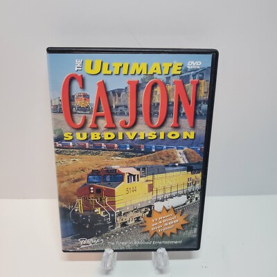 *Rare* Pentrex Train Railroad Ultimate Cajon Subdivision (4 DVD Set) w/Map OOP