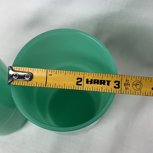 2 Vintage Tupperware Stacking Tumblers 12 oz. #2412B-6 Green - Picture 6 of 6