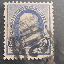 US Stamp Sc 219, Used F/VF (XS-05)
