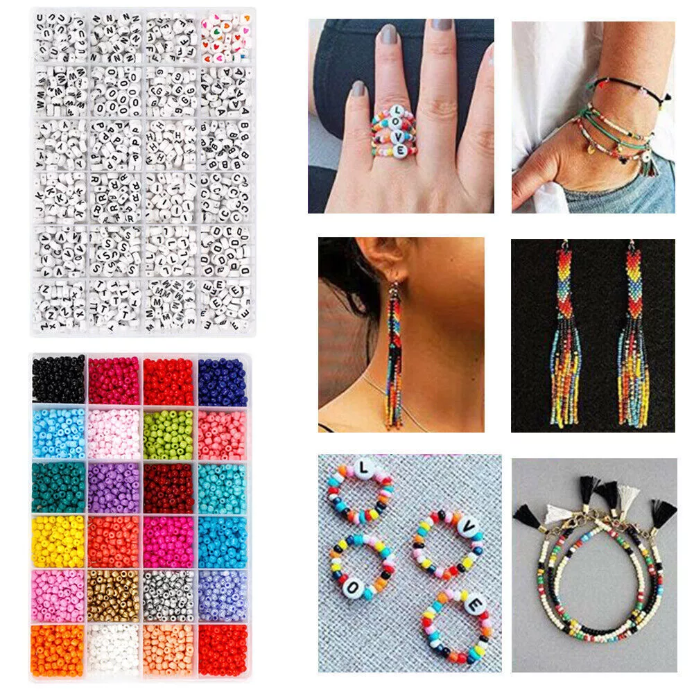 Letter beads for jewelry hotsell making