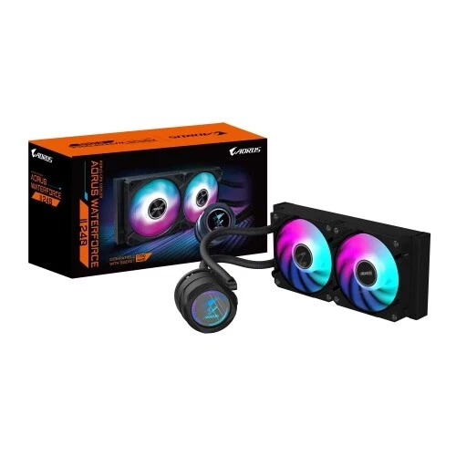Gigabyte AORUS WATERFORCE II 240 Liquid Cooler, Black
