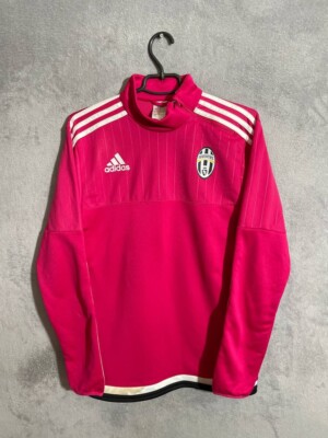 Juventus Training Football Soccer Long Sleeve Jacket Pink Adidas