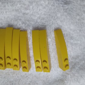 J-1 Lego Lot 22 Yellow 6 x 1 Slope & Inverted Slope 42023 42022 7774 4888