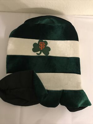 SF Giants Irish Heritage Green & White Shamrock Top Hat, SGA