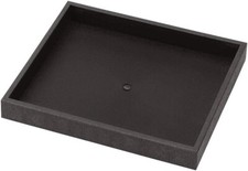 Lot of 10 Jewelry Insert Trays Black Plastic Display Organizer 8    x 7  X 1  